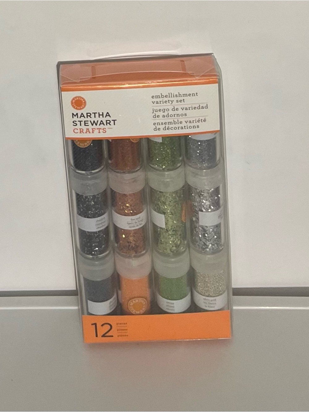 Martha Stewart Crafts Embellishment Set - Black, Orange, Green, Silver